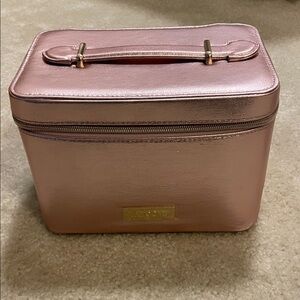 Lancôme metallic Pink Vanity Case